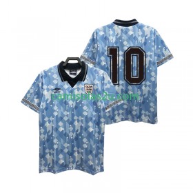 Camisolas de futebol Inglaterra 10 Retro Equipamento 3ª 1990 Manga Curta